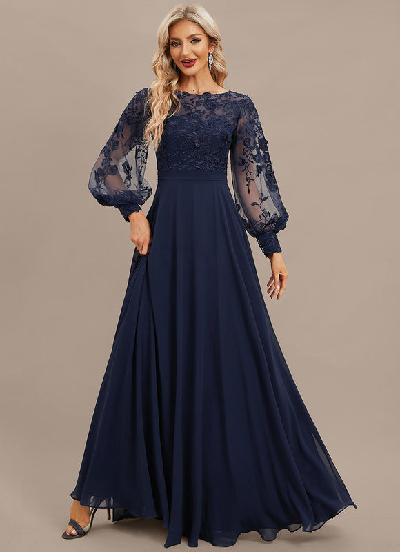 Robe Manche Longue Fluide Brodée