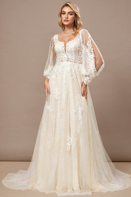 Robe Manche Longue Bohème Élégante - gallery 4