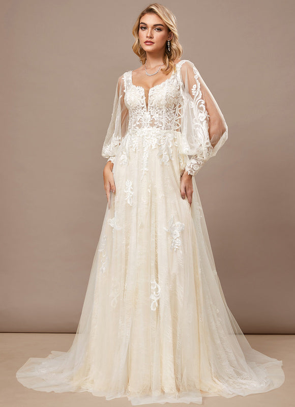 Robe Manche Longue Bohème Élégante - gallery 4