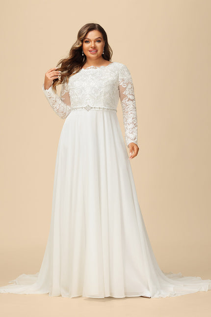 Robe Ivoire Manche Longue - gallery 8