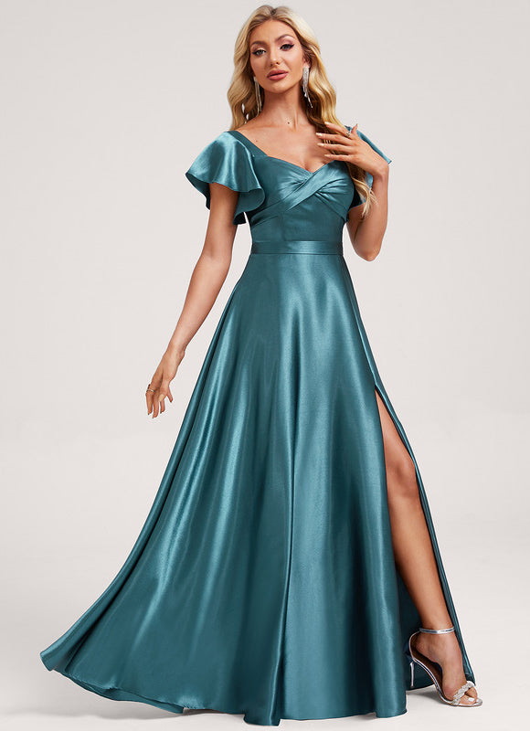 Robe Longue Manche Volante - gallery 1