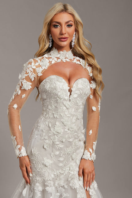 Robe De Mariee Sirene Manches Longues - gallery 5