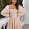 Robe De Soirée Courte Manche Longue