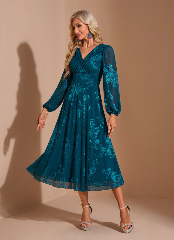 Robe Manche Longue Trapeze