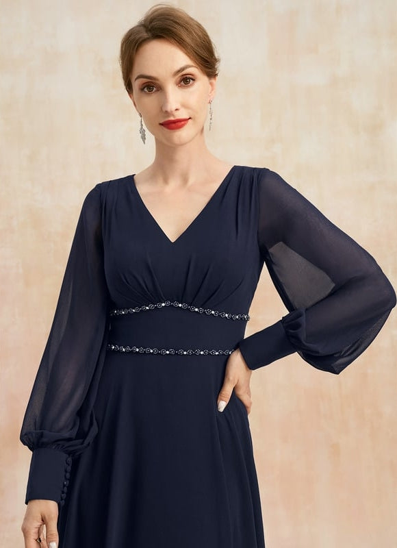 Robe Longue Droite Manche Longue - gallery 2