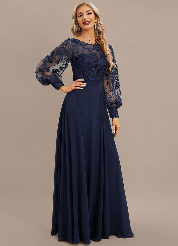 Robe Manche Longue Fluide Brodée - gallery 5