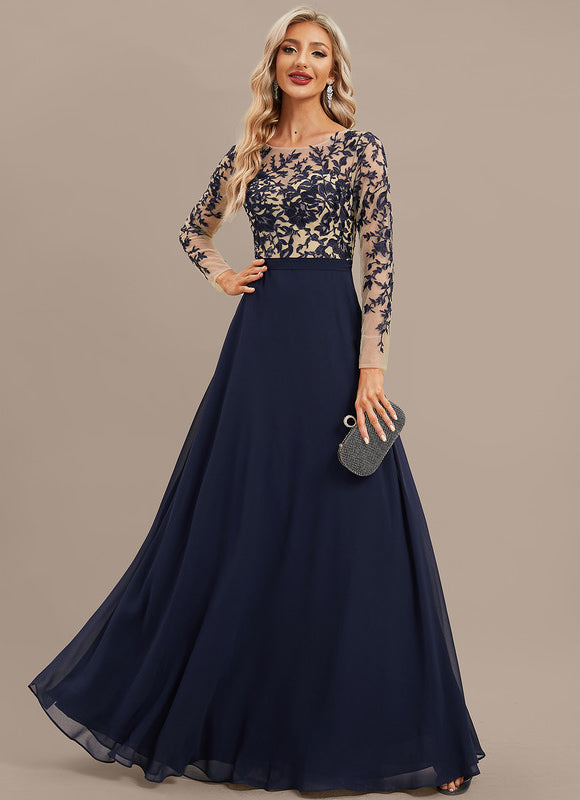 Robe Manche Longue Fluide Brodée