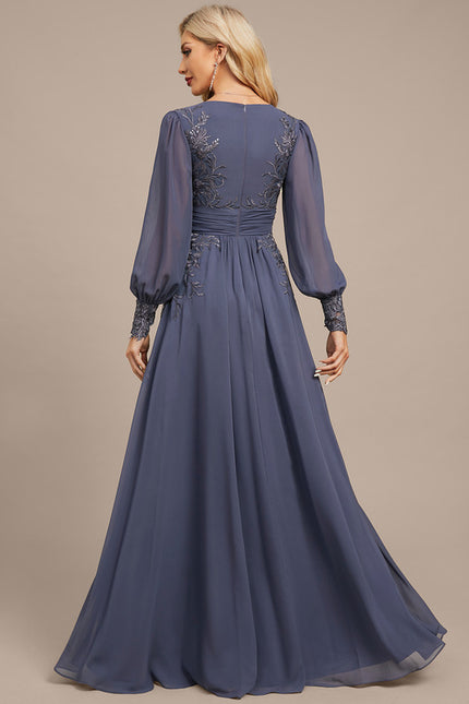 Robe De Soirée Longue Manche Longue Pas Cher - gallery 6