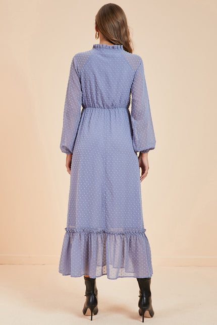 Robe Manche Longue Volant - gallery 4