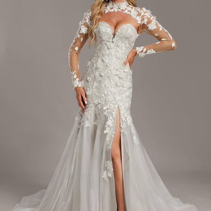 Robe De Mariee Sirene Manches Longues