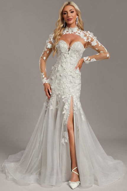 Robe De Mariee Sirene Manches Longues