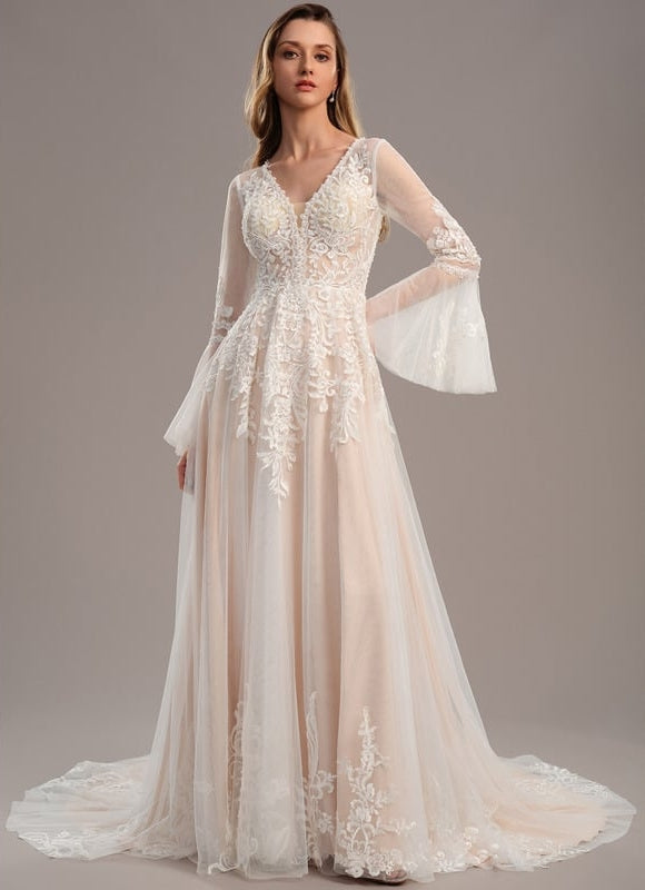 Robe Manche Longue Decollete