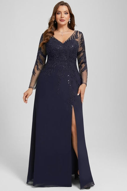 Robe Sirene Manche Longue - gallery 9