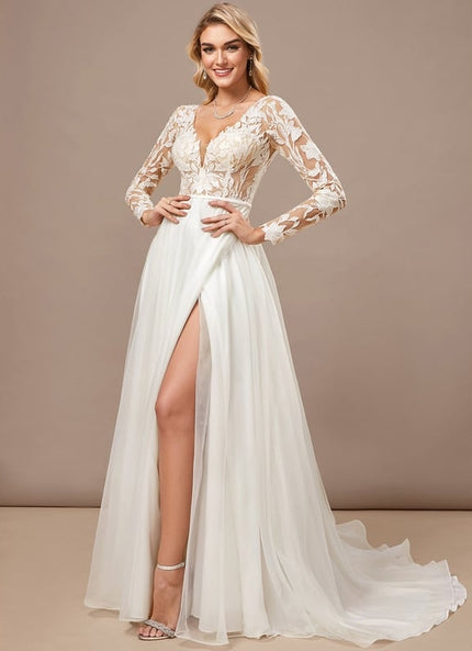 Robe Mariage Manches Longues