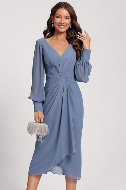 Robe De Cocktail Manche Longue
