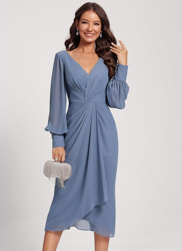 Robe De Cocktail Manche Longue