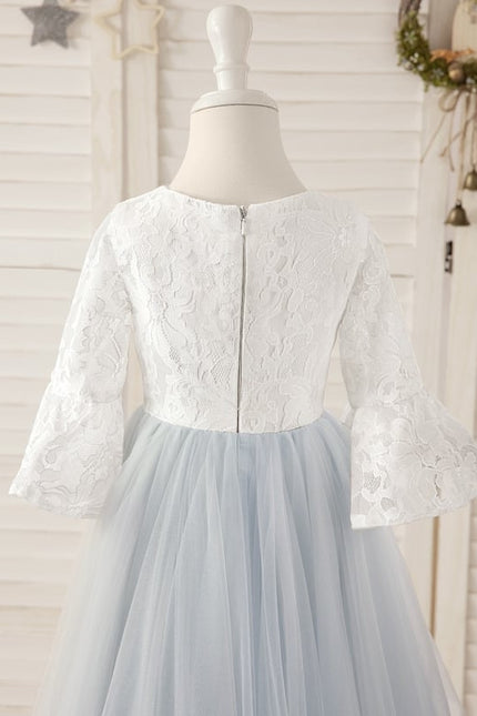 Robe Cérémonie Fille Manche Longue - gallery 2