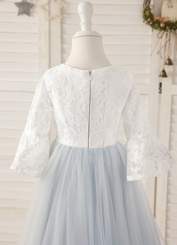 Robe Cérémonie Fille Manche Longue - gallery 2