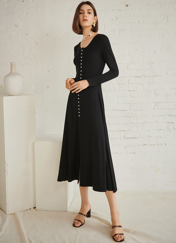 Robe Décontractée Manche Longue - gallery 3