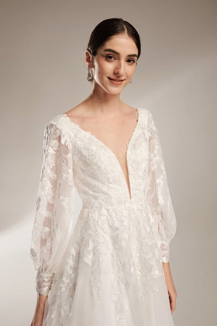 Robe Bustier Manche Longue - gallery 4