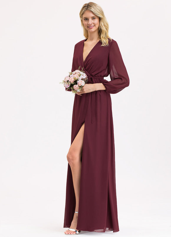 Robe Manche Longue Élégance Aérienne - gallery 2