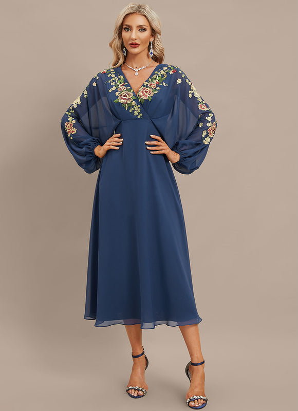 Robe Manche Longue Élégance Envoûtante - gallery 2