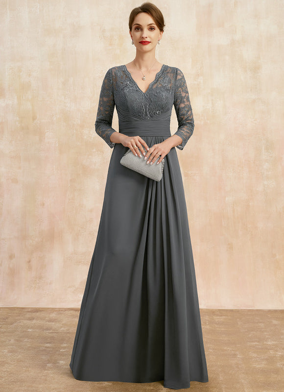 Robe De Soirée Manche Longue Grande Taille - gallery 1