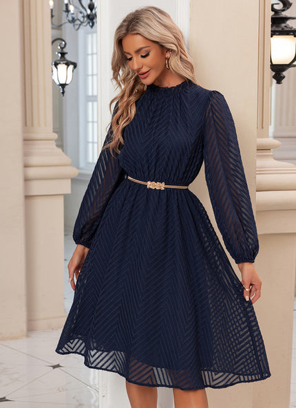 Robe Volant Manche Longue