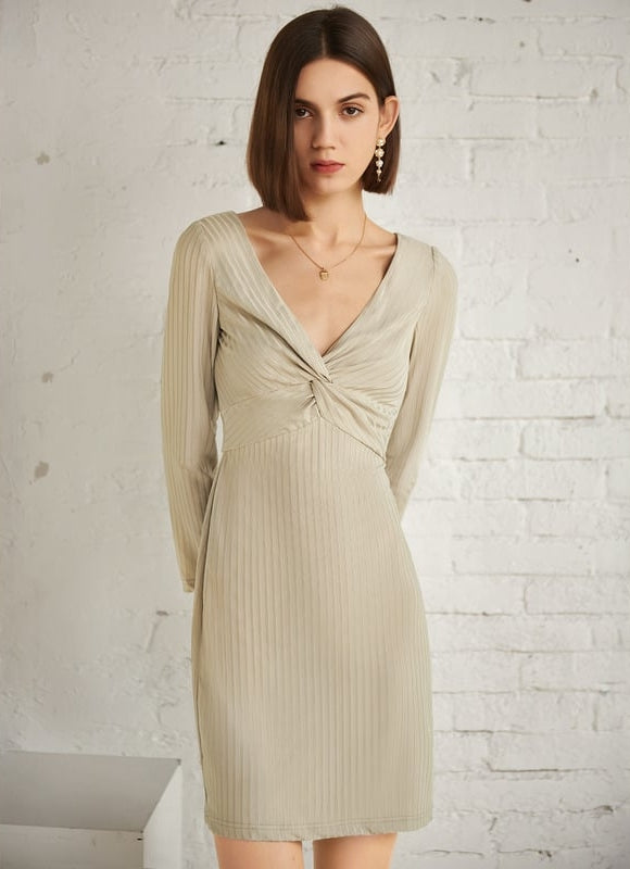 Robe Manche Longue Cache Coeur - gallery 3