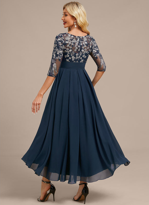 Robe Manche Longue Fluide Élégante - gallery 5