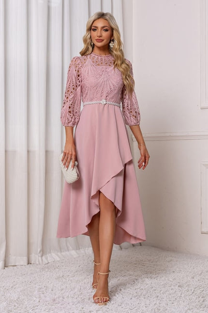 Robe Dentelle Manches Longues - gallery 5