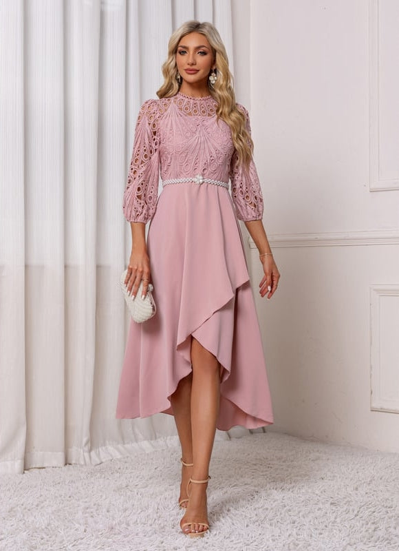 Robe Dentelle Manches Longues - gallery 5