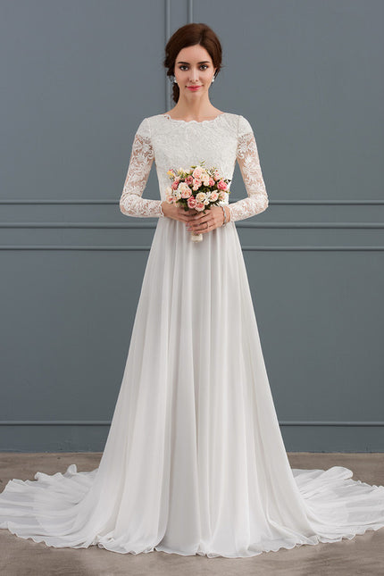 Robe Ivoire Manche Longue - gallery 2