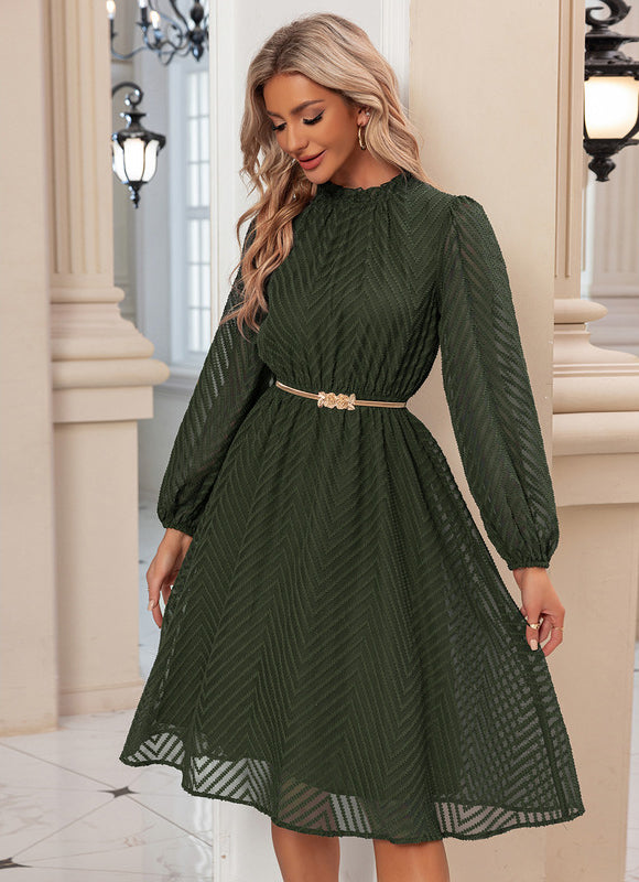 Robe Volant Manche Longue - gallery 9