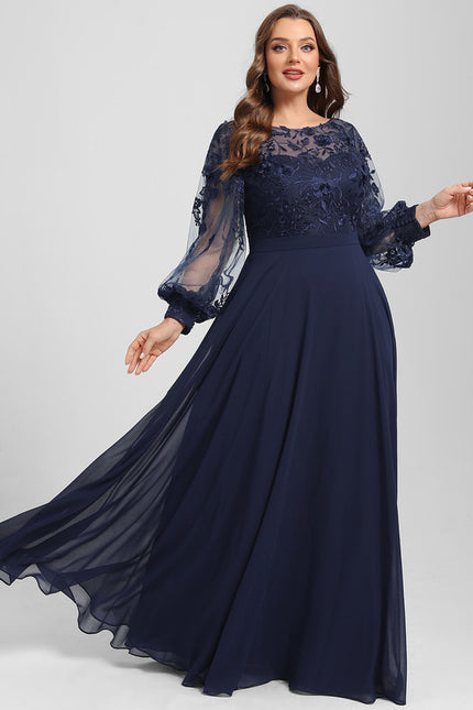 Robe Manche Longue Fluide Brodée - gallery 7
