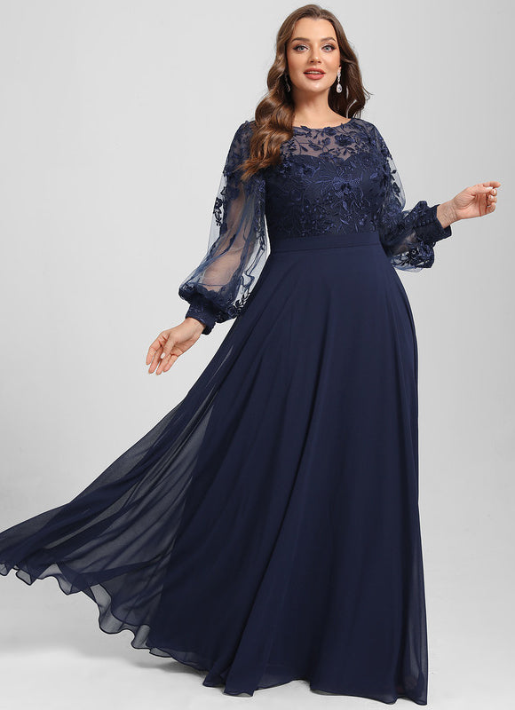 Robe Manche Longue Fluide Brodée - gallery 7