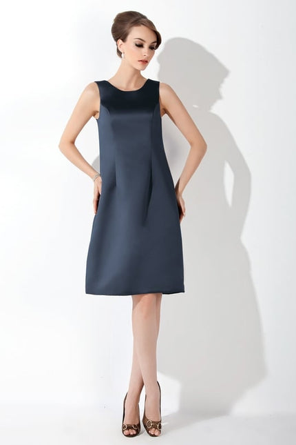 Robe Manche Longue Chic Satiné - gallery 6