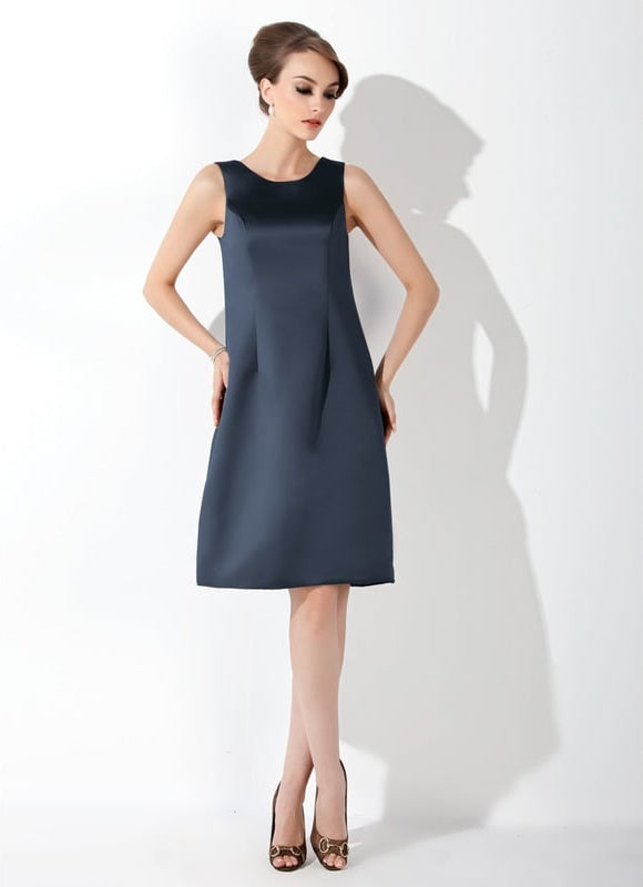 Robe Manche Longue Chic Satiné - gallery 6