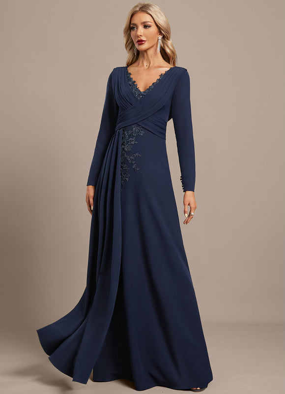Robe De Soirée Avec Manche Longue