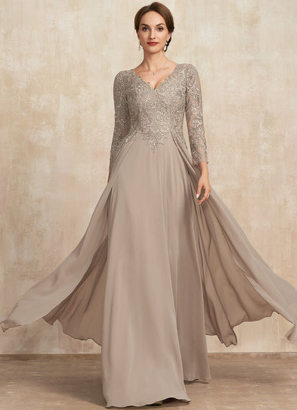 Robe Manche Longue Fluide Ornée