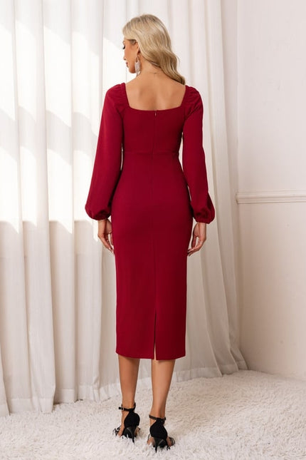 Robe Midi Manches Longues - gallery 1