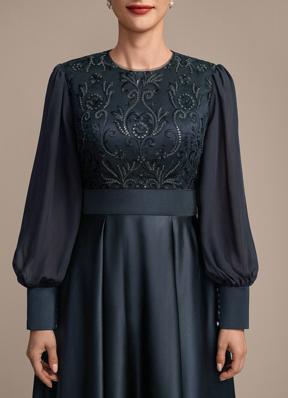 Robe Longue Manche Papillon - gallery 7