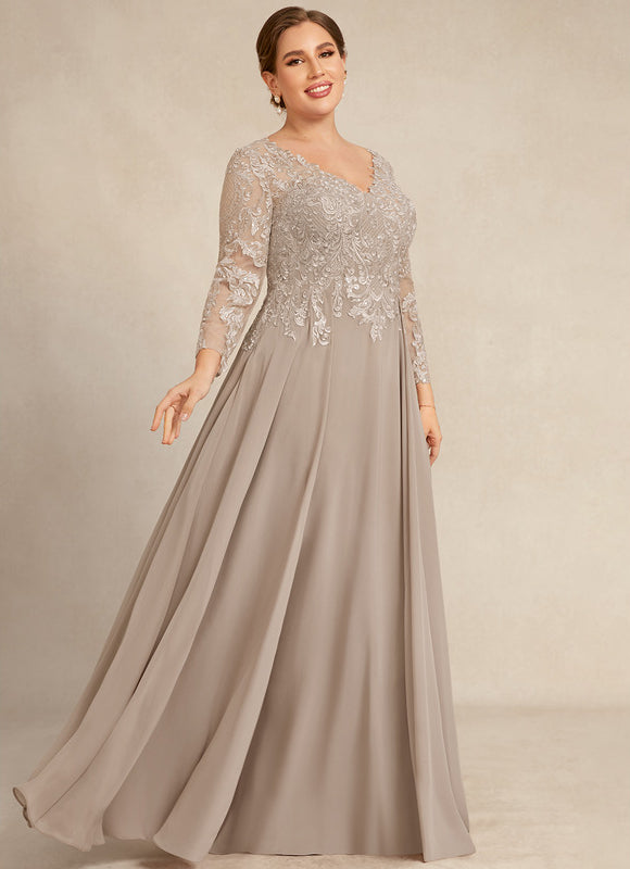 Robe Manche Longue Fluide Ornée - gallery 8