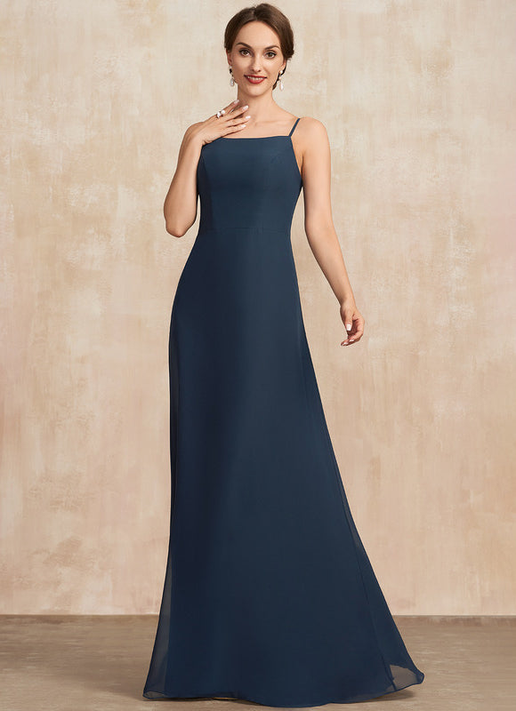 Robe Manche Longue En Dentelle Marine - gallery 5
