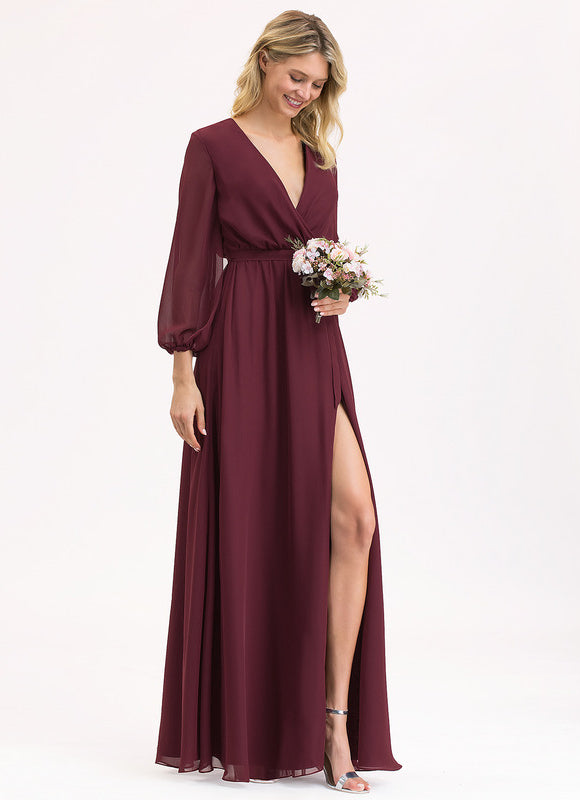 Robe Manche Longue Élégance Aérienne - gallery 3