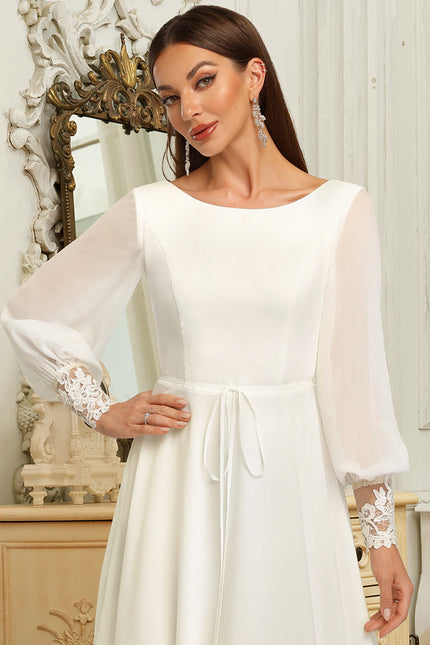 Robe De Mariee Grande Taille Manche Longue - gallery 4