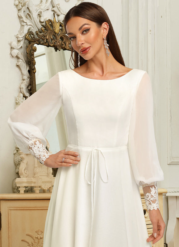 Robe De Mariee Grande Taille Manche Longue - gallery 4