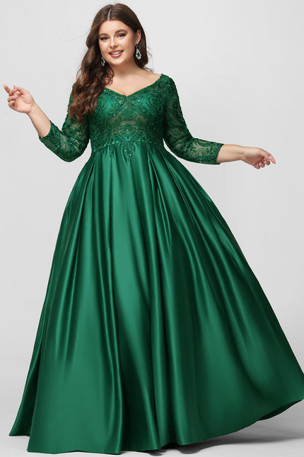 Robe De Bal Manche Longue - gallery 4
