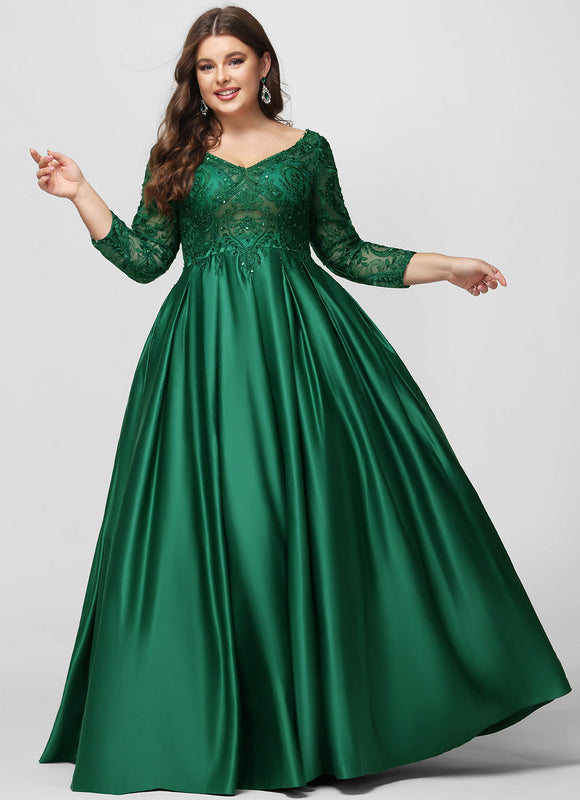 Robe De Bal Manche Longue - gallery 4