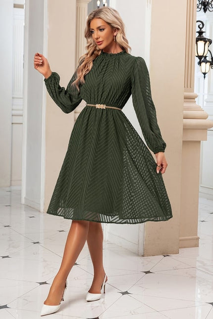 Robe Volant Manche Longue - gallery 8